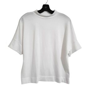 Banana Republic White Babydoll Shirt Size Small Lightweight Summer Ready